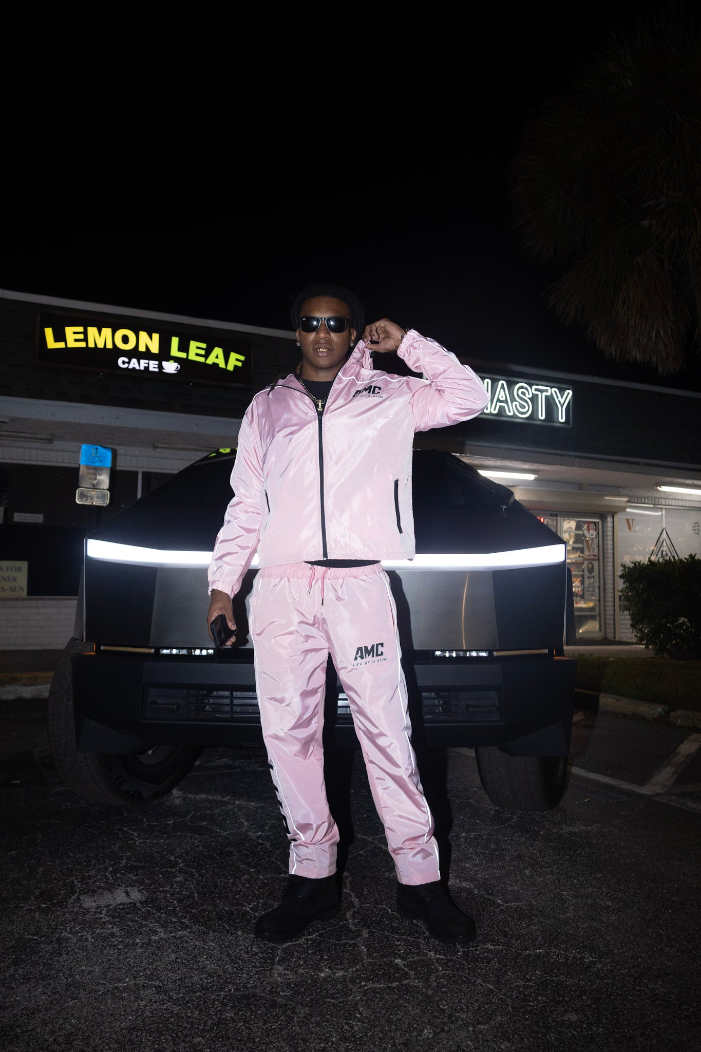 "Life Of A Star" Soft Pink Windbreaker Set