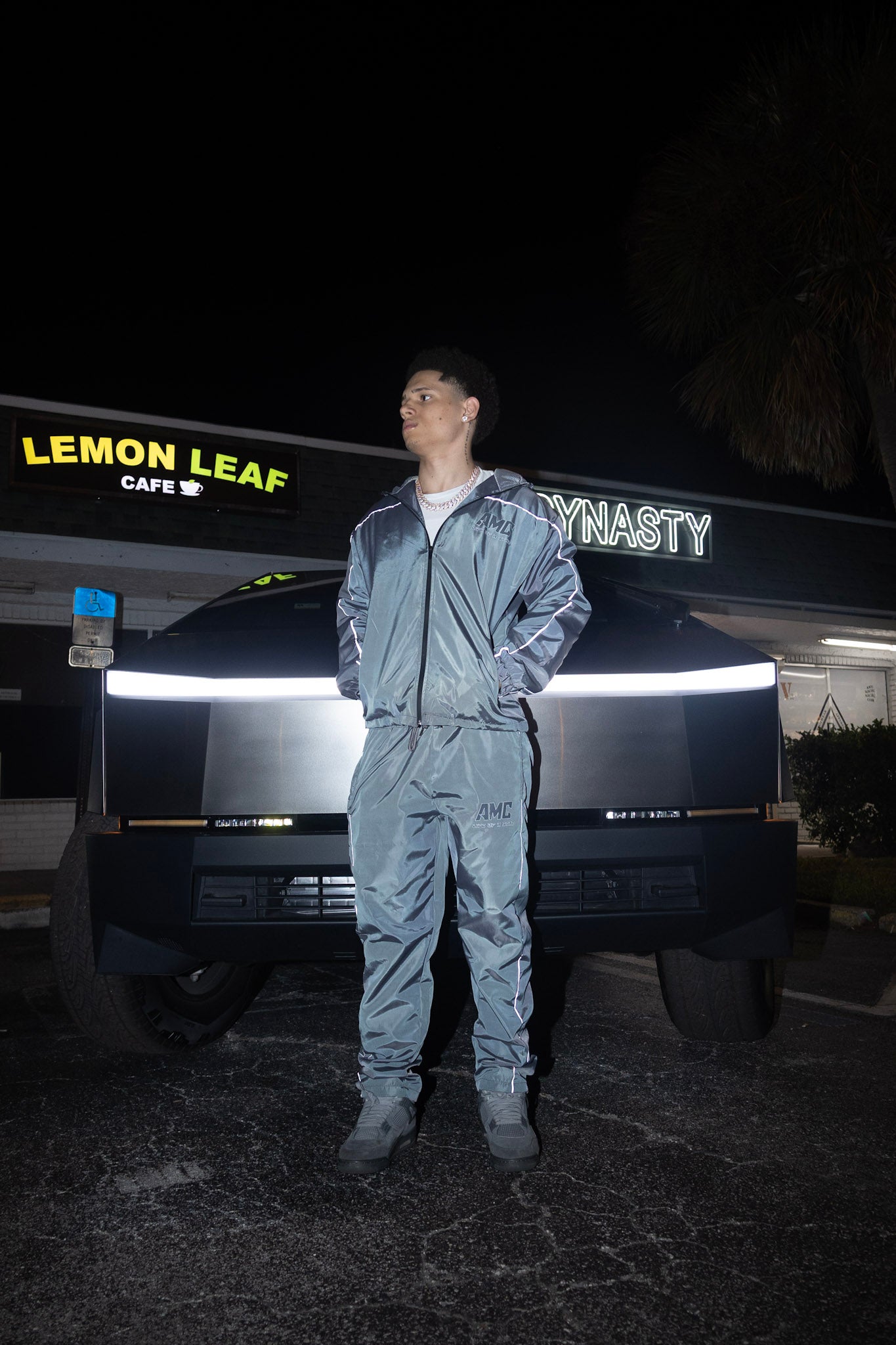 "Life Of A Star'' Grey 3M Windbreaker Set