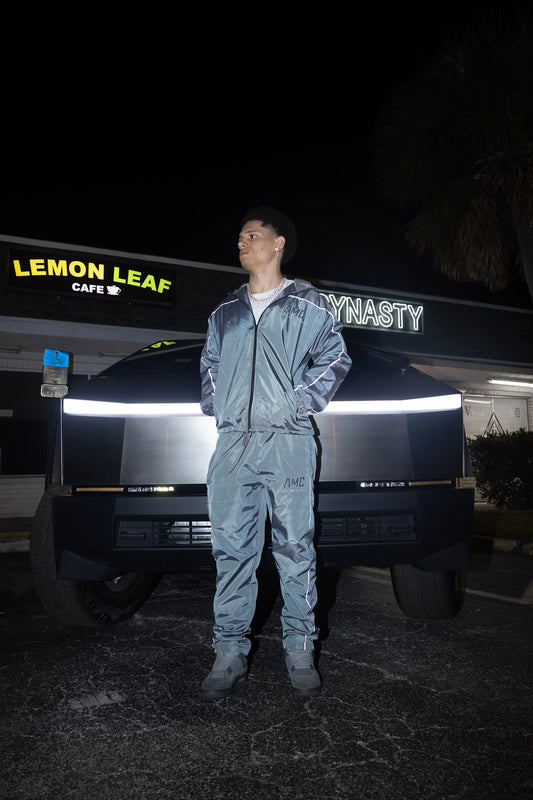 "Life Of A Star'' Grey 3M Windbreaker Set