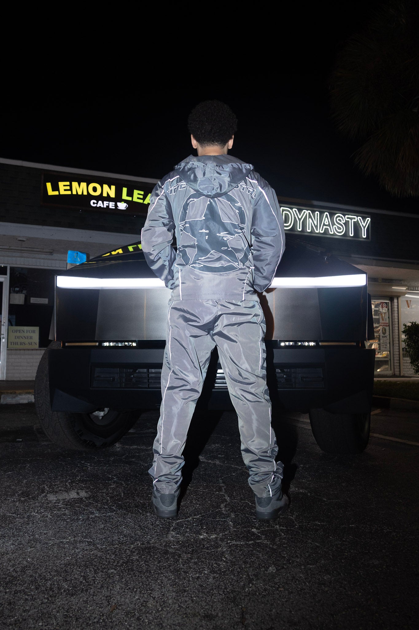 "Life Of A Star'' Grey 3M Windbreaker Set